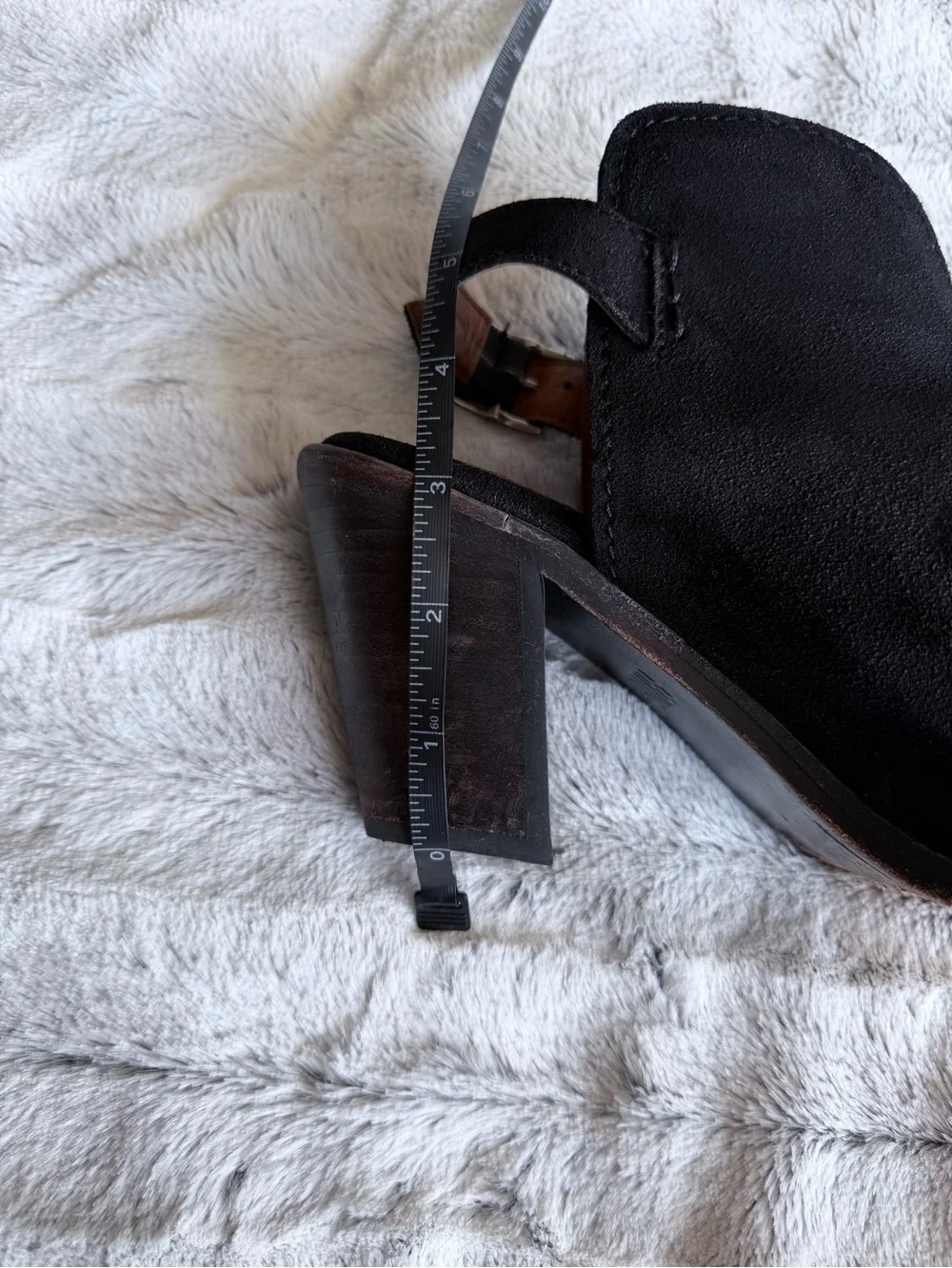 FRYE Courtney sling block heel sandal/ boot